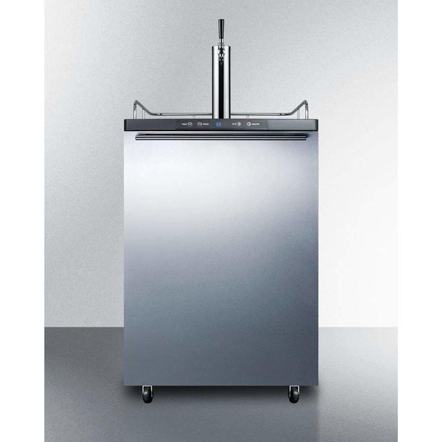 Summit 24" Built-In Single Tap Kegerator SBC635MBI7SSHH Kegerators SBC635MBI7SSHH Wine Coolers Empire