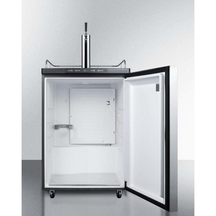 Summit 24" Built-In Single Tap Kegerator SBC635MBI7SSHH Kegerators SBC635MBI7SSHH Wine Coolers Empire