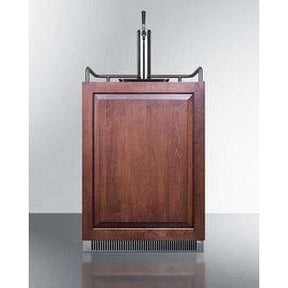 Summit 24" Built-In Single Tap Panel Overlay Door Frost Free Kegerator SBC677BIIF Kegerators SBC677BIIF Wine Coolers Empire