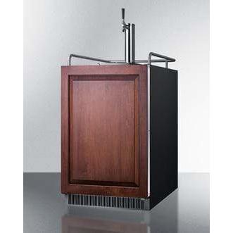 Summit 24" Built-In Single Tap Panel Overlay Door Frost Free Kegerator SBC677BIIF Kegerators SBC677BIIF Wine Coolers Empire