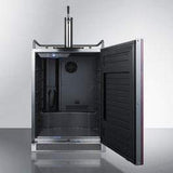Summit 24" Built-In Single Tap Panel Overlay Door Frost Free Kegerator SBC677BIIF Kegerators SBC677BIIF Wine Coolers Empire