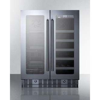 Summit 24" Built-In Wine/Beverage Fridge ALFD24WBV Wine/Beverage Coolers Combo ALFD24WBV Wine Coolers Empire