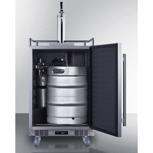 Summit 24" Commercial Built-In Outdoor Kegerator BC74OSCOM Wine Coolers Empire