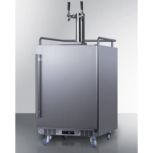 Summit 24" Dual Tap Built-In Wine Kegerator SBC682WKDTWIN Kegerators SBC682WKDTWIN Wine Coolers Empire