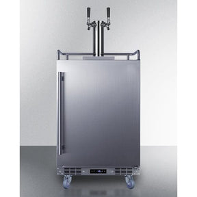 Summit 24" Dual Tap Built-In Wine Kegerator SBC682WKDTWIN Kegerators SBC682WKDTWIN Wine Coolers Empire
