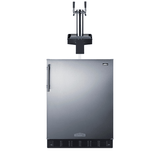 Summit 24" Floating Tap ADA Beer Kegerator SBC7BRSFLTWADA Kegerators SBC7BRSFLTWADA Wine Coolers Empire