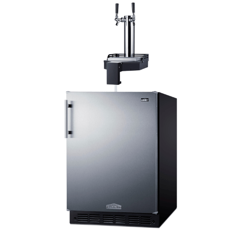 Summit 24" Floating Tap ADA Beer Kegerator SBC7BRSFLTWADA Kegerators SBC7BRSFLTWADA Wine Coolers Empire