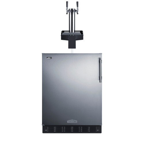 Summit 24" Floating Tap ADA Beer Kegerator SBC7BRSFLTWADALHD Kegerators SBC7BRSFLTWADALHD Wine Coolers Empire