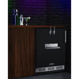 Summit 24" Front Tap Cold Brew Coffee Black Kegerator SBC58BFRTPCFADALHD Kegerators SBC58BFRTPCFADALHD Wine Coolers Empire