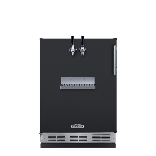 Summit 24" Front Tap Cold Brew Coffee Black Kegerator SBC58BFRTPCFADALHD Kegerators SBC58BFRTPCFADALHD Wine Coolers Empire