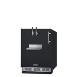 Summit 24" Front Tap Cold Brew Coffee Black Kegerator SBC58BFRTPCFADALHD Kegerators SBC58BFRTPCFADALHD Wine Coolers Empire