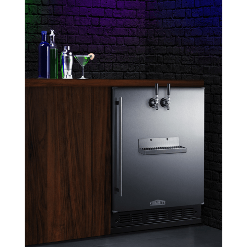 Summit 24" Front Tap Cold Brew Coffee Kegerator SBC7BRSFRTPCF Kegerators SBC7BRSFRTPCF Wine Coolers Empire