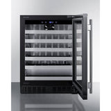 Summit 24" Glass Door Built-In Wine Cooler ASDW2412 Wine Coolers ASDW2412 Wine Coolers Empire
