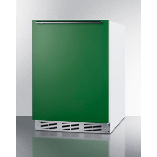 Summit 24" Green Finish All-Refrigerator BAR611WHG Wine Coolers Empire