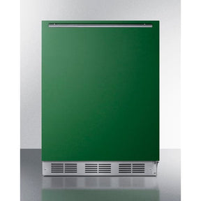 Summit 24" Green Finish Refrigerator Freezer BRF611WHG Refrigerators BRF611WHG Wine Coolers Empire