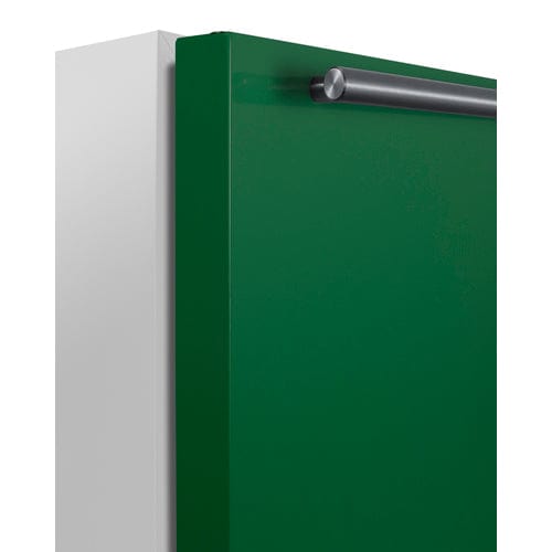 Summit 24" Green Finish Refrigerator Freezer BRF611WHG Wine Coolers Empire