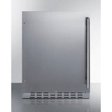 Summit 24 inch Built-In Outdoor Refrigerator AL55OSCSS Refrigerators AL55OSCSSLHD Wine Coolers Empire