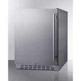 Summit 24 inch Built-In Outdoor Refrigerator AL55OSCSS Refrigerators Wine Coolers Empire