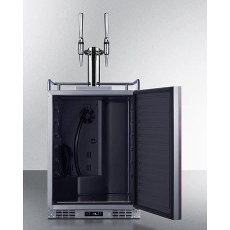 Summit 24 inch Built-In Wine Kegerator SBC682PNRWKDTWIN Kegerators SBC682PNRWKDTWIN Wine Coolers Empire
