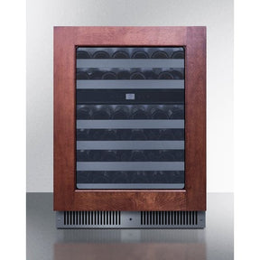 Summit 24 inch Dual Zone Built-In Wine Cellar CL244WC2PNRLHD Wine Coolers CL244WC2PNRLHD Wine Coolers Empire
