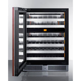 Summit 24 inch Dual Zone Built-In Wine Cellar CL244WC2PNRLHD Wine Coolers CL244WC2PNRLHD Wine Coolers Empire