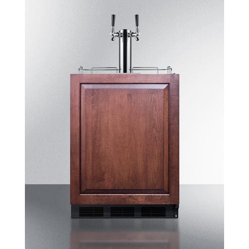 Summit 24-inch Wide Built-In Beer & Wine Kegerator SBC58BLB Kegerators SBC58BLBIADAIFTWINBW Wine Coolers Empire
