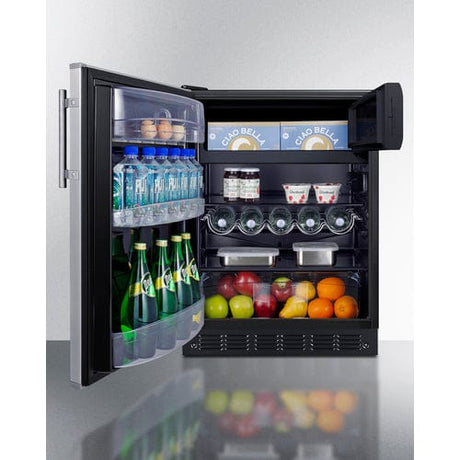 Summit 24" Left Door Hinge Refrigerator Freezer CT66BK2SSLHD Refrigerators CT66BK2SSLHD Wine Coolers Empire