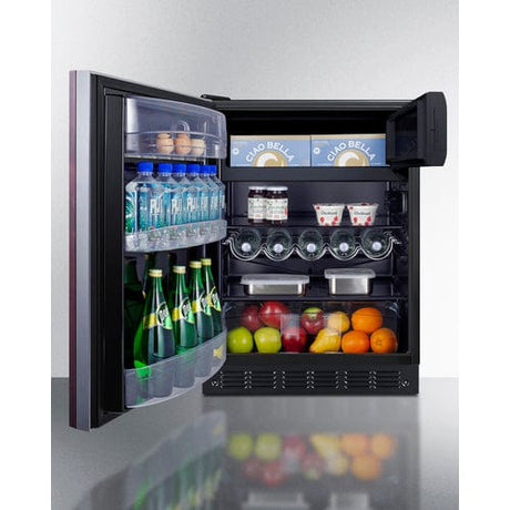 Summit 24" Left Hinge Panel Ready Refrigerator-Freezer CT66BK2SSIFADALHD Refrigerators CT66BK2SSIFADALHD Wine Coolers Empire