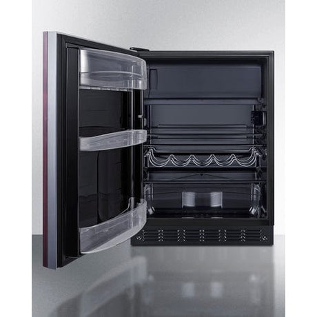 Summit 24" Left Hinge Panel Ready Refrigerator-Freezer CT66BK2SSIFADALHD Refrigerators CT66BK2SSIFADALHD Wine Coolers Empire