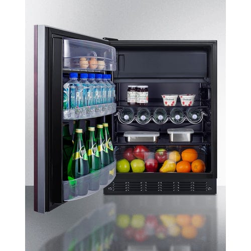 Summit 24" Left Hinge Panel Ready Refrigerator-Freezer CT66BK2SSIFADALHD Wine Coolers Empire