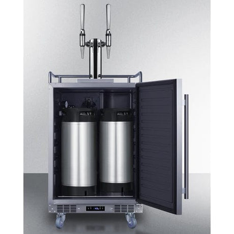 Summit 24" Nitro Infused Coffee Kegerator SBC682NCFTWIN Kegerators SBC682NCFTWIN Wine Coolers Empire