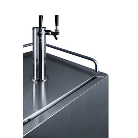 Summit 24" Outdoor Beer and Wine Kegerator SBC683OSTWINBW Kegerators SBC683OSTWINBW Wine Coolers Empire