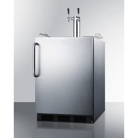 Summit 24" Outdoor Wine Kegerator ADA Compliant SBC54OSBIADAWKDTWIN Kegerators SBC54OSBIADAWKDTWIN Wine Coolers Empire
