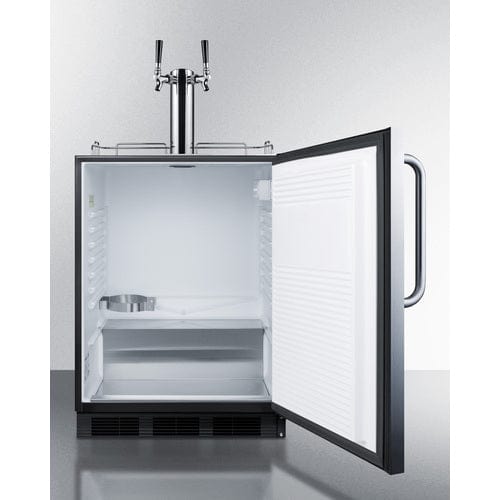 Summit 24" Outdoor Wine Kegerator ADA Compliant SBC54OSBIADAWKDTWIN Kegerators SBC54OSBIADAWKDTWIN Wine Coolers Empire