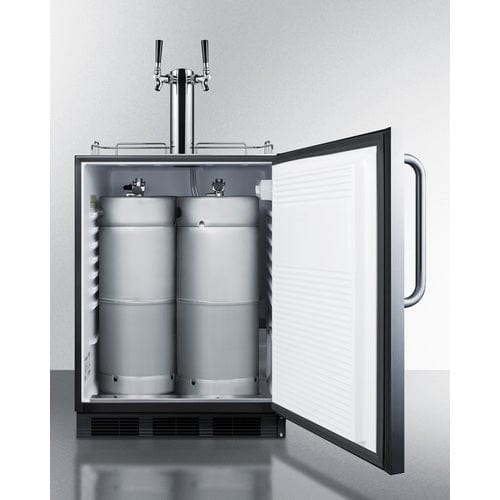 Summit 24" Outdoor Wine Kegerator ADA Compliant SBC54OSBIADAWKDTWIN Kegerators SBC54OSBIADAWKDTWIN Wine Coolers Empire