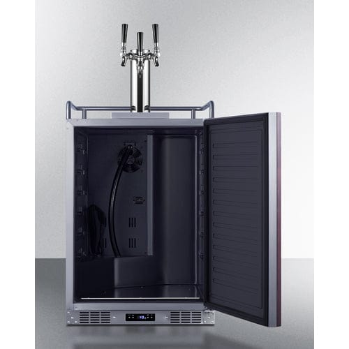 Summit 24" Panel Ready Triple Tap Kegerator SBC682PNRTRIPLE Kegerators SBC682PNRTRIPLE Wine Coolers Empire