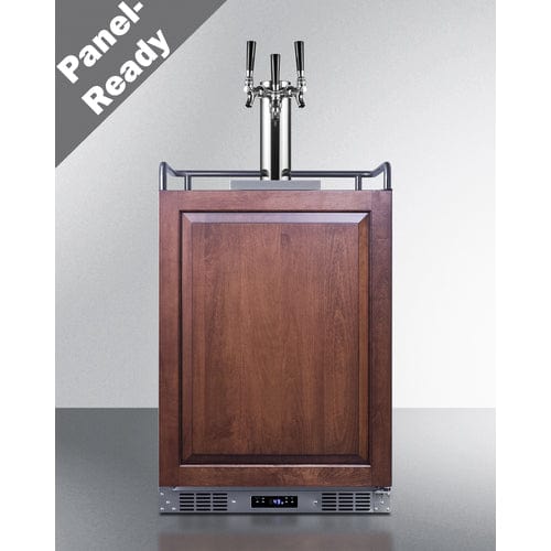 Summit 24" Panel Ready Triple Tap Kegerator SBC682PNRTRIPLE Kegerators SBC682PNRTRIPLE Wine Coolers Empire