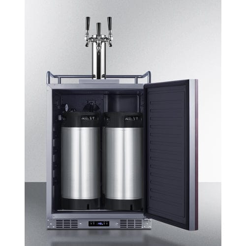 Summit 24" Panel Ready Triple Tap Kegerator SBC682PNRTRIPLE Kegerators SBC682PNRTRIPLE Wine Coolers Empire