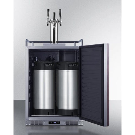Summit 24" Panel Ready Triple Tap Kegerator SBC682PNRTRIPLE Kegerators SBC682PNRTRIPLE Wine Coolers Empire