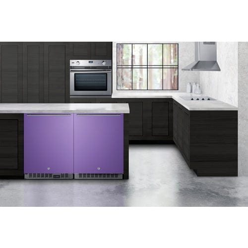 Summit 24" Purple Door Built-In All-Freezer ALFZ53P Freezers ALFZ53P Wine Coolers Empire