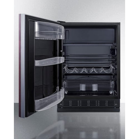 Summit 24" Residential Left Hinge Panel Ready Refrigerator-Freezer CT66BK2SSRSIFLHD Refrigerators CT66BK2SSRSIFLHD Wine Coolers Empire