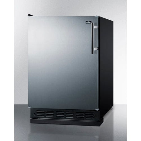 Summit 24" Residential Left Hinge Refrigerator-Freezer CT66BK2SSRSLHD Refrigerators CT66BK2SSRSLHD Wine Coolers Empire