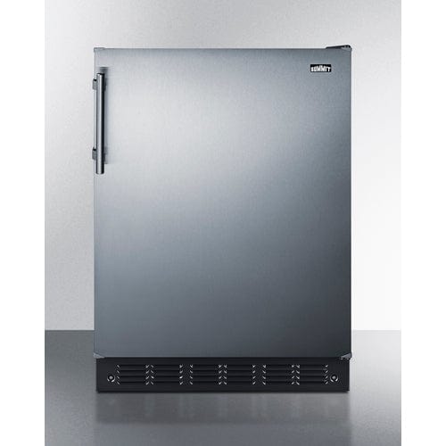 Summit 24" Reversible Door ADA Refrigerator-Freezer CT66BK2SSADA Refrigerators CT66BK2SSADA Wine Coolers Empire