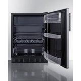 Summit 24" Reversible Door ADA Refrigerator-Freezer CT66BK2SSADA Refrigerators CT66BK2SSADA Wine Coolers Empire