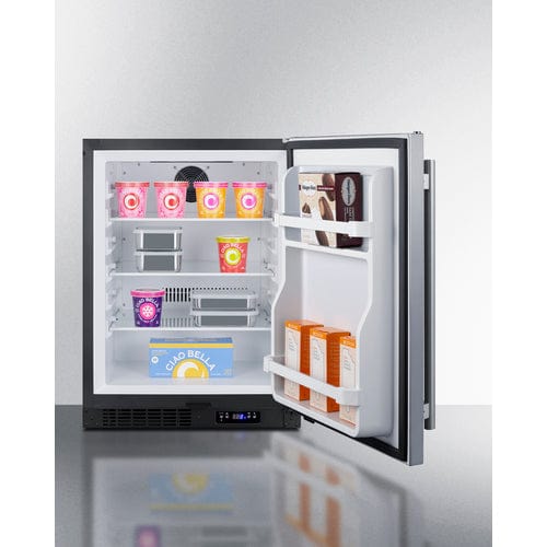 Summit 24" Right Hinge Built-In All-Freezer ALFZ51CSS Freezers ALFZ51CSS Wine Coolers Empire