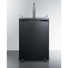 Summit 24" Single Tap Black Built-In Commercial Kegerator SBC635MBI7 Kegerators SBC635MBI7 Wine Coolers Empire