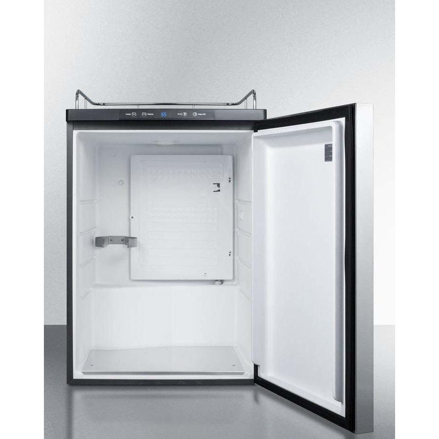 Summit 24" Single Tap Stainless Steel Built-In Kegerator SBC635MBINKSSHH Kegerators SBC635MBINKSSHH Wine Coolers Empire