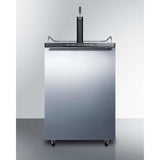 Summit 24" Single Tap Stainless Steel Built-In Kegerator  SBC635MBISSHH Kegerators SBC635MBISSHH Wine Coolers Empire