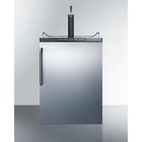 Summit 24" Single Tap Stainless Steel Built-In Kegerator SBC635MBISSTB Kegerators SBC635MBISSTB Wine Coolers Empire