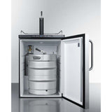 Summit 24" Single Tap Stainless Steel Built-In Kegerator SBC635MBISSTB Kegerators SBC635MBISSTB Wine Coolers Empire